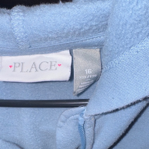 Children’s place girls light Blue Hoodie and Sweatpants Set size 16 - Picture 2 of 3